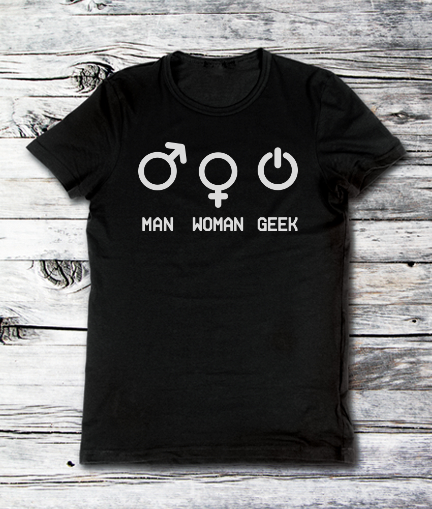 Playera para Hombre Gamer Geek Simbolo