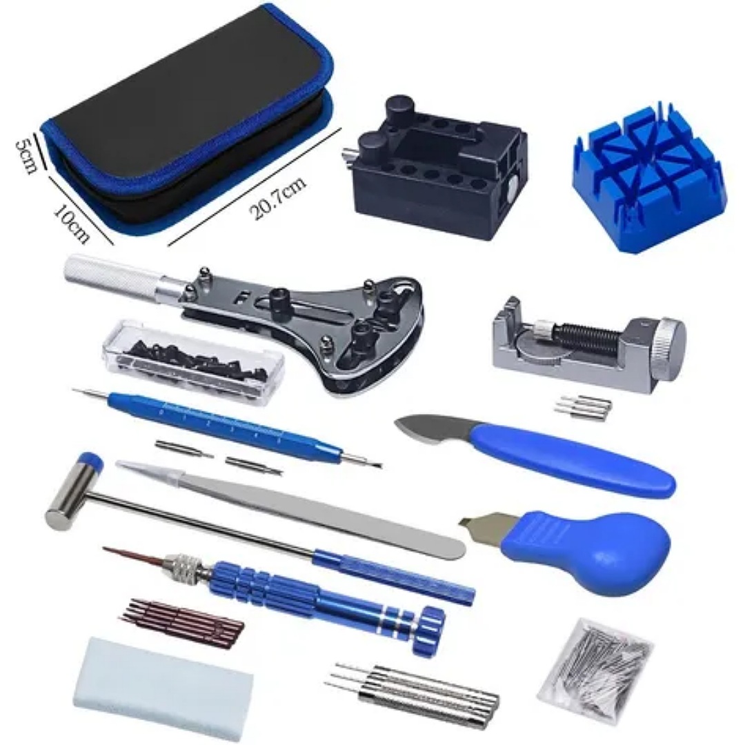 Kit De Herramientas Reparación De Joyero/relojero 185 Piezas