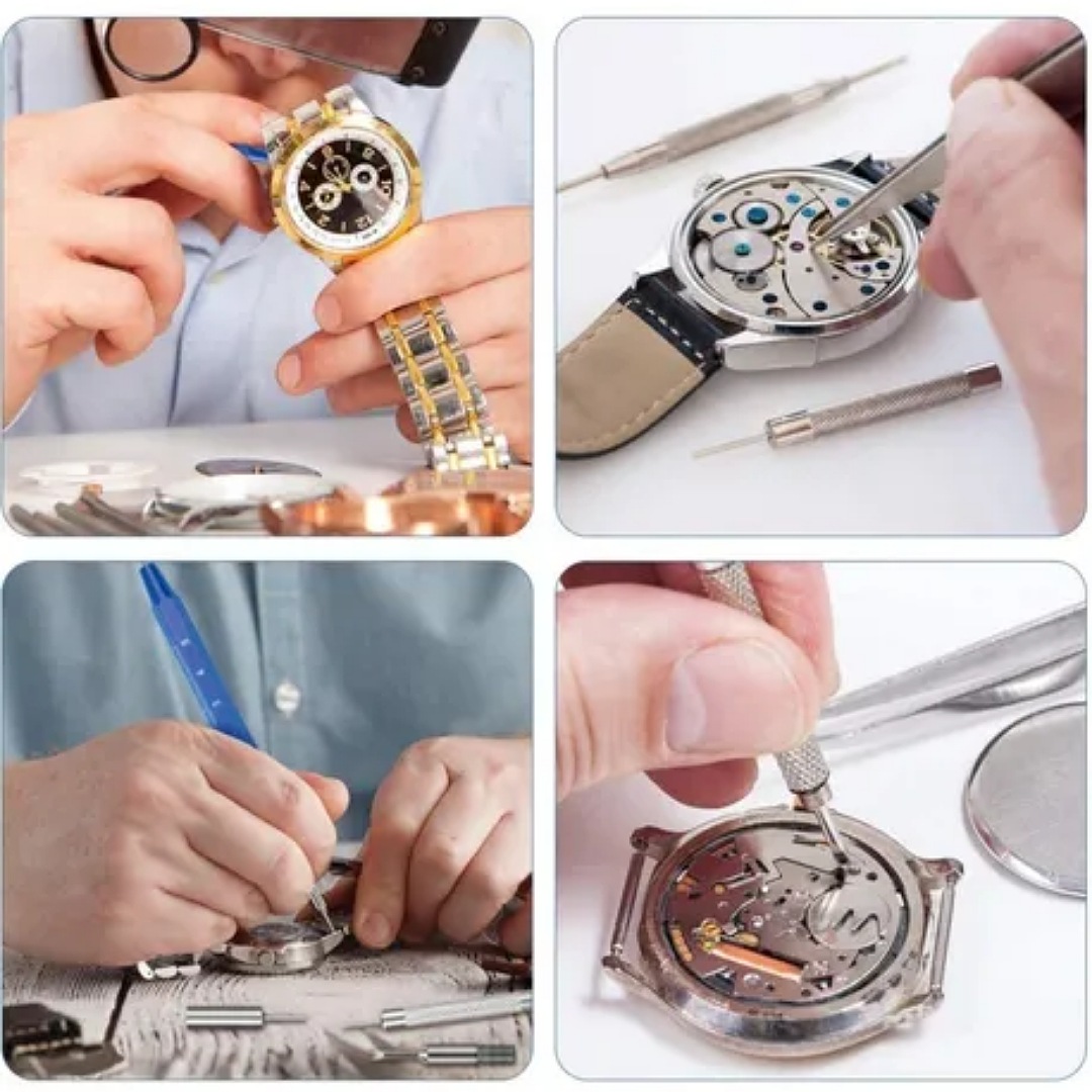 Kit De Herramientas Reparación De Joyero/relojero 185 Piezas