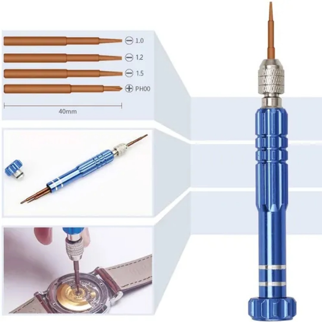 Kit De Herramientas Reparación De Joyero/relojero 185 Piezas