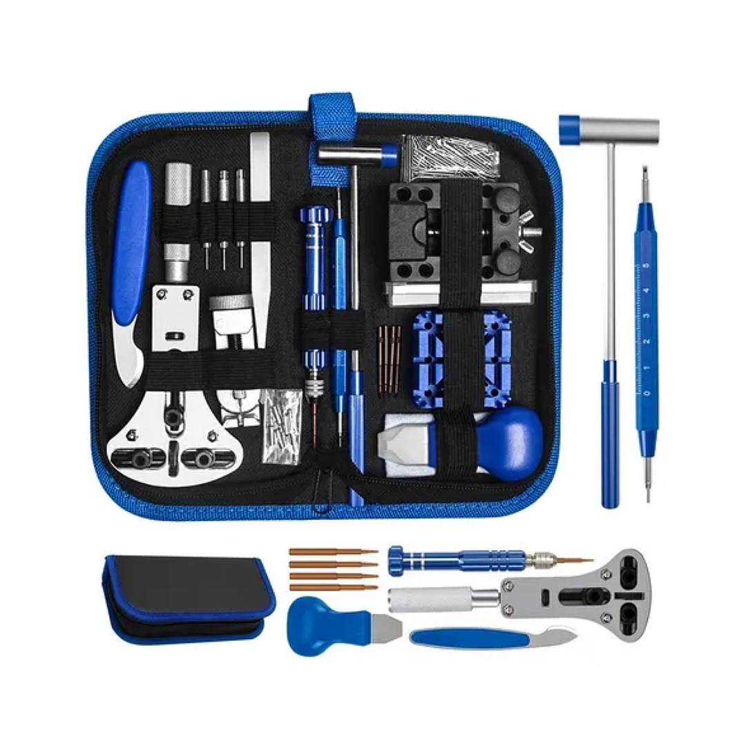 Kit De Herramientas Reparación De Joyero/relojero 185 Piezas
