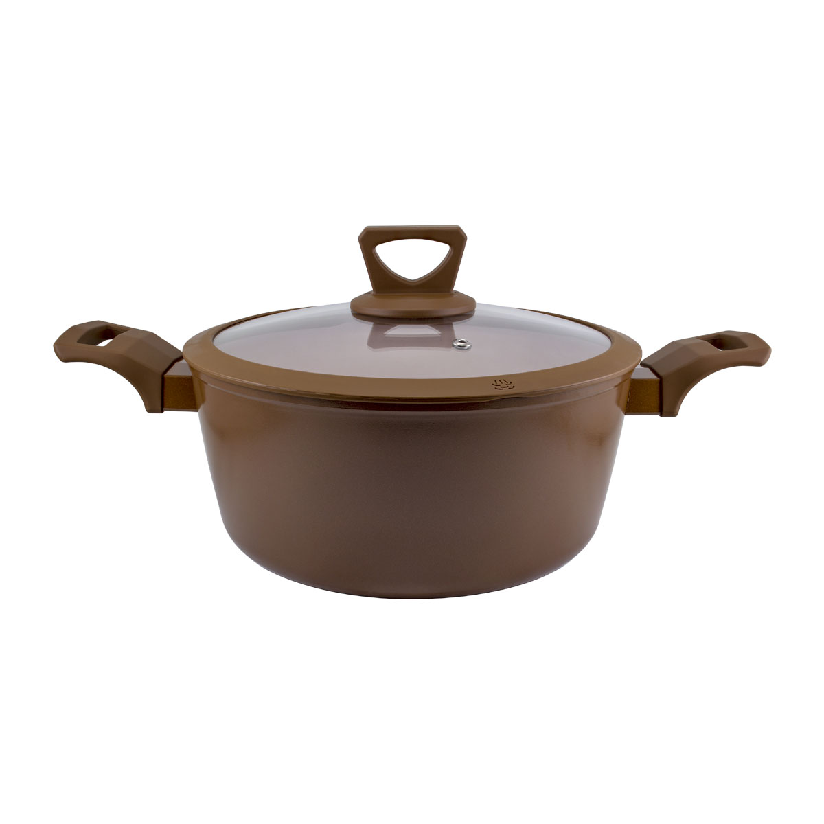 Batería de Cocina de Aluminio con Base de Inducción Alfa Café CO-85615