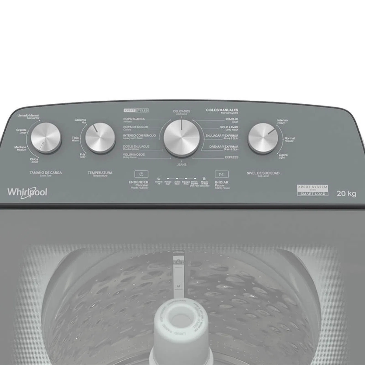 LAVADORA WHIRLPOOL 8MWTW2024WJM 20KG CARGA SUPERIOR BLANCO ALBY ENTREGA SÓLO VÁLIDA EN LA CIUDAD DE MÉXICO Y ZONA METROPOLITANA