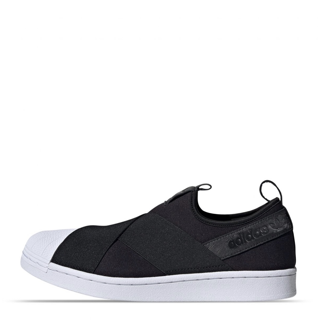 TENIS ADIDAS SUPERSTAR SLIP ON NEGRO CON BLANCO (FW7051)
