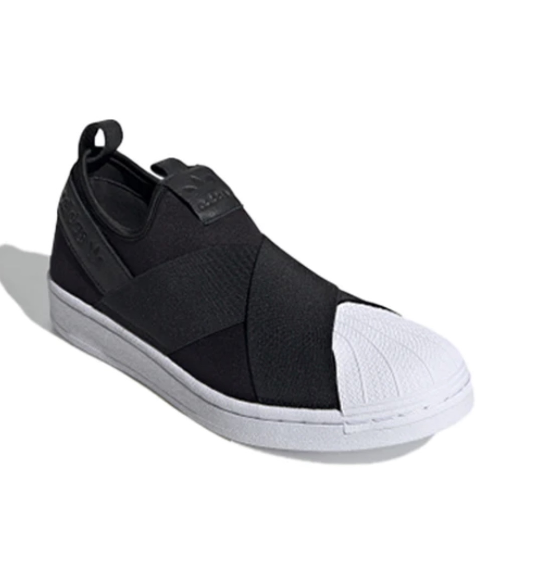 TENIS ADIDAS SUPERSTAR SLIP ON NEGRO CON BLANCO (FW7051)