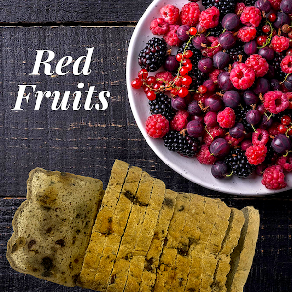 Pan Multigranos Certificado Sin Gluten, Lácteos Ni Huevo con Frutos Rojos 860 Gr Vegano, F.D.A Keto Friendly