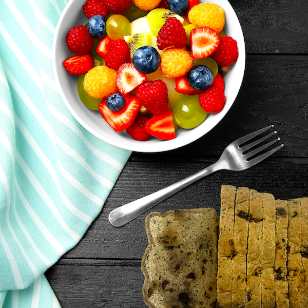 Pan Multigranos Certificado Sin Gluten, Lácteos Ni Huevo con Frutos Rojos 860 Gr Vegano, F.D.A Keto Friendly