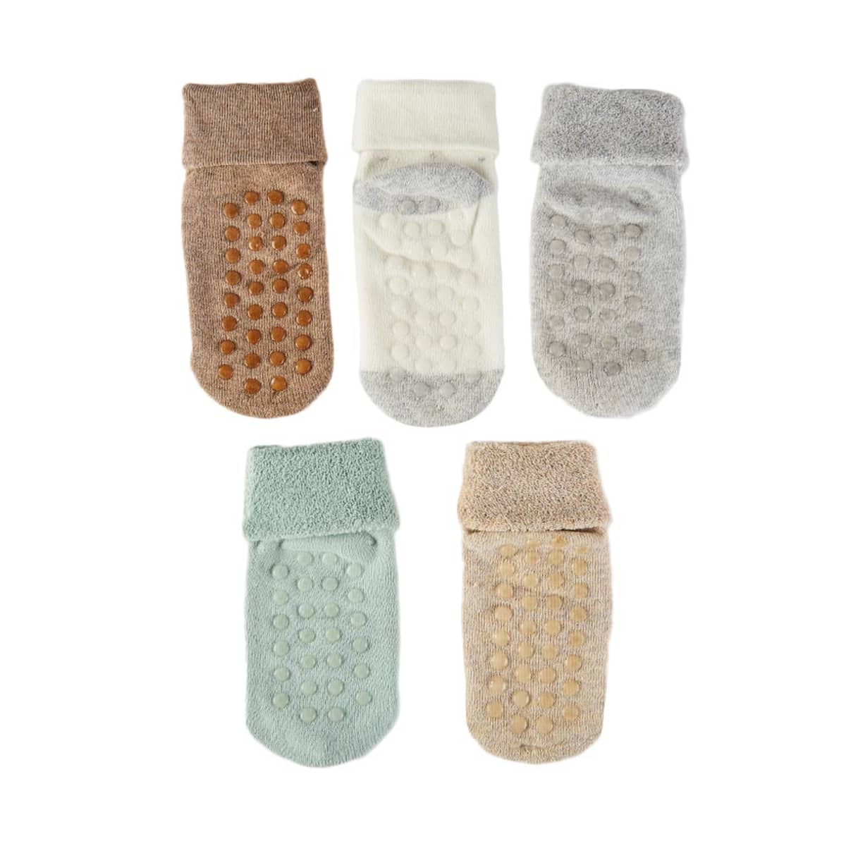 Set de 5 pares de calcetines para bebita de 12 a 24 meses de edad, marca Hellodream, mod. 1054166