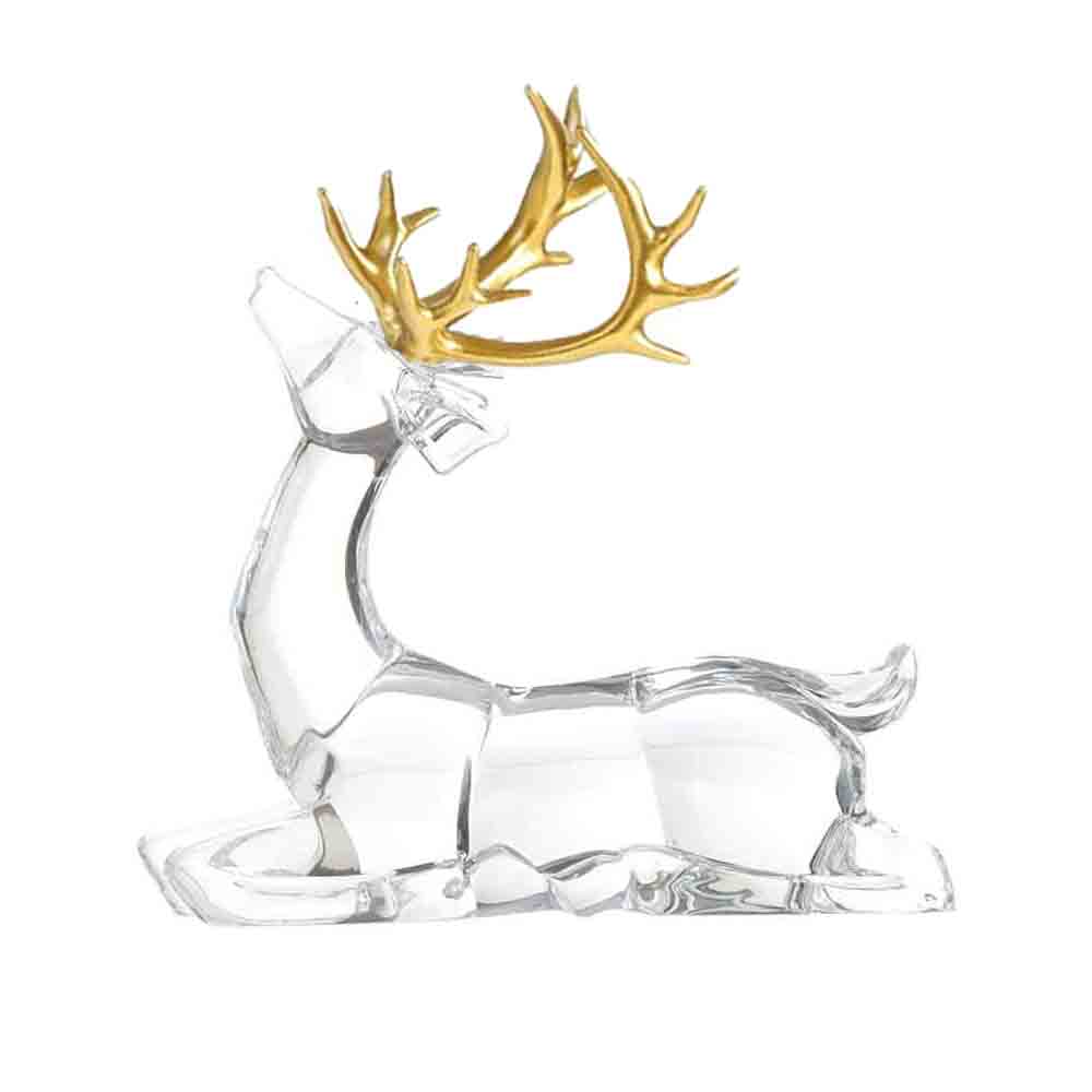 Venado sentaddo con cuernos dorados Kyuden Home