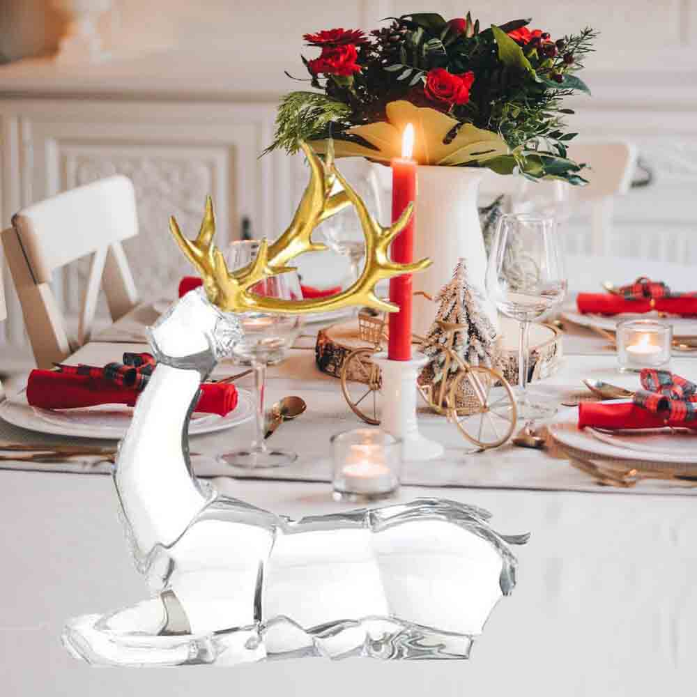 Venado sentaddo con cuernos dorados Kyuden Home