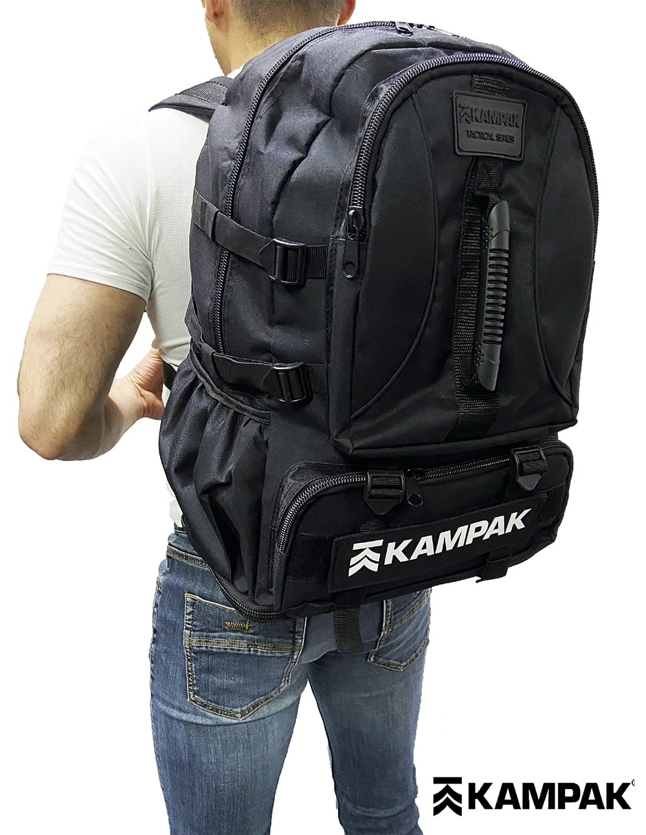 Super Mochila Tactica Kampak Mr04 Expandible Multiusos Grand