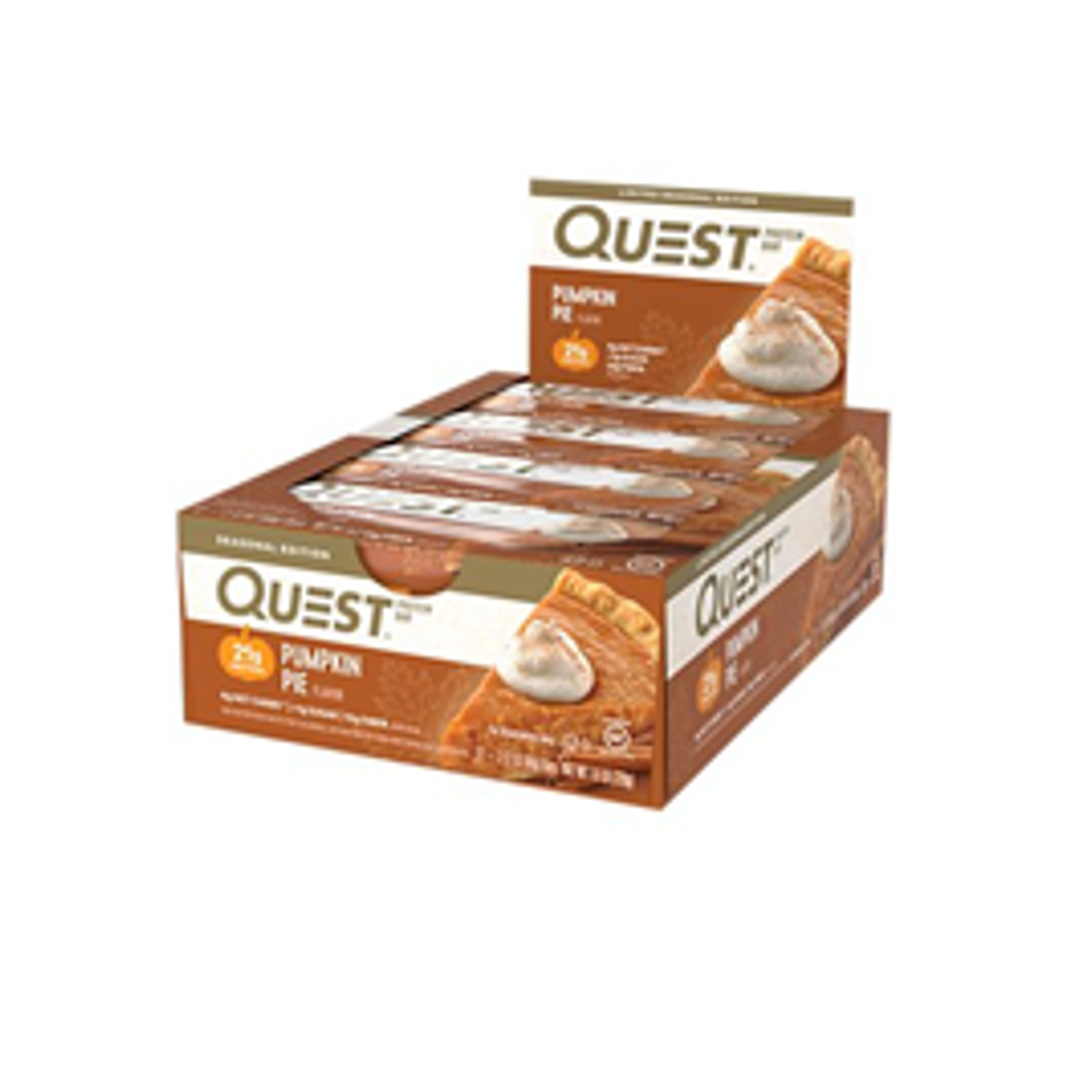 Quest Protein Bar Limited Edition Flavor - Pastel de Calabaza (12 Barras)