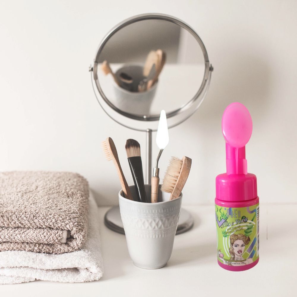 BOEN Mousse Limpiador Facial de Aloe Vera Hidratante  Todo tipo de Piel