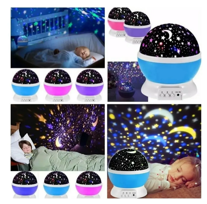 Lampara Proyector Luces Estrellas Led Giratorio