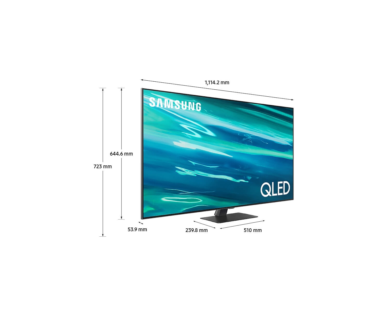 PANTALLA SAMSUNG QN50Q80AAFXZX 50" QLED 4K SMART ALBY16