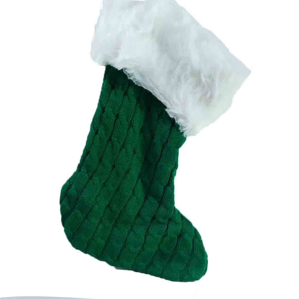 Botas Tejidas navideñas