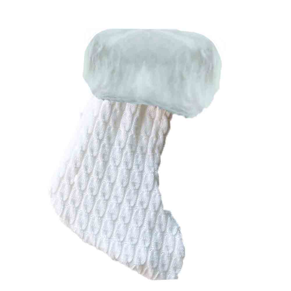 Botas Tejidas navideñas