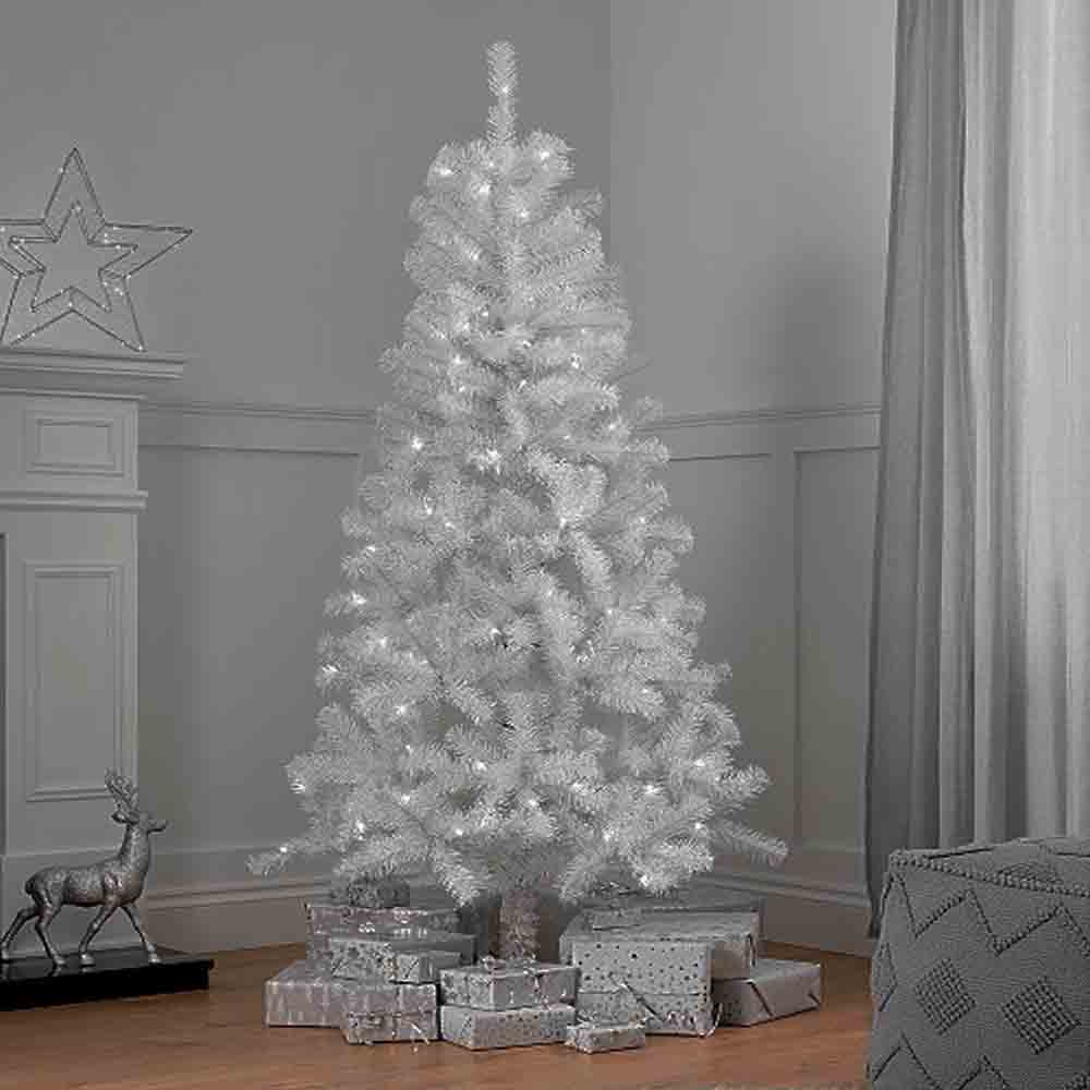 Arbol Navideño Toronto Blanco con luces 1.90 cm MM
