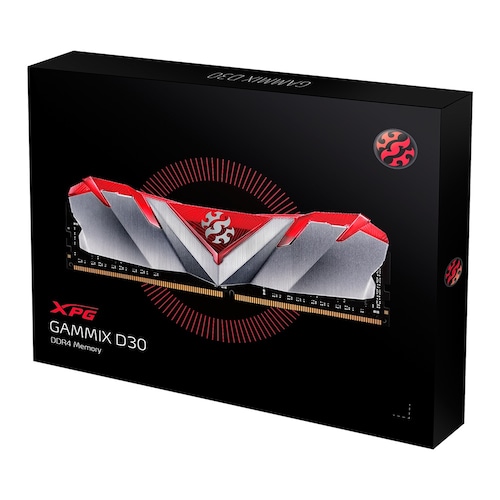 Memoria Ram XPG Gammix D30 Silver DDR4, 3200MHz, 8GB