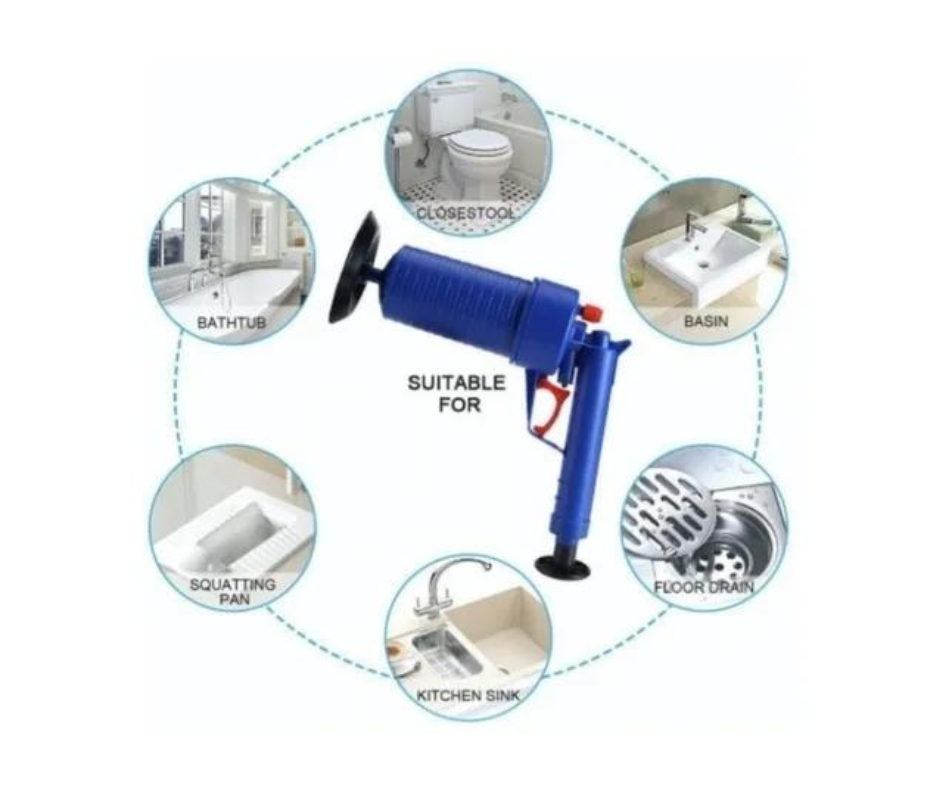 Destapacaños Destapa Caños Potente Aire Comprimido