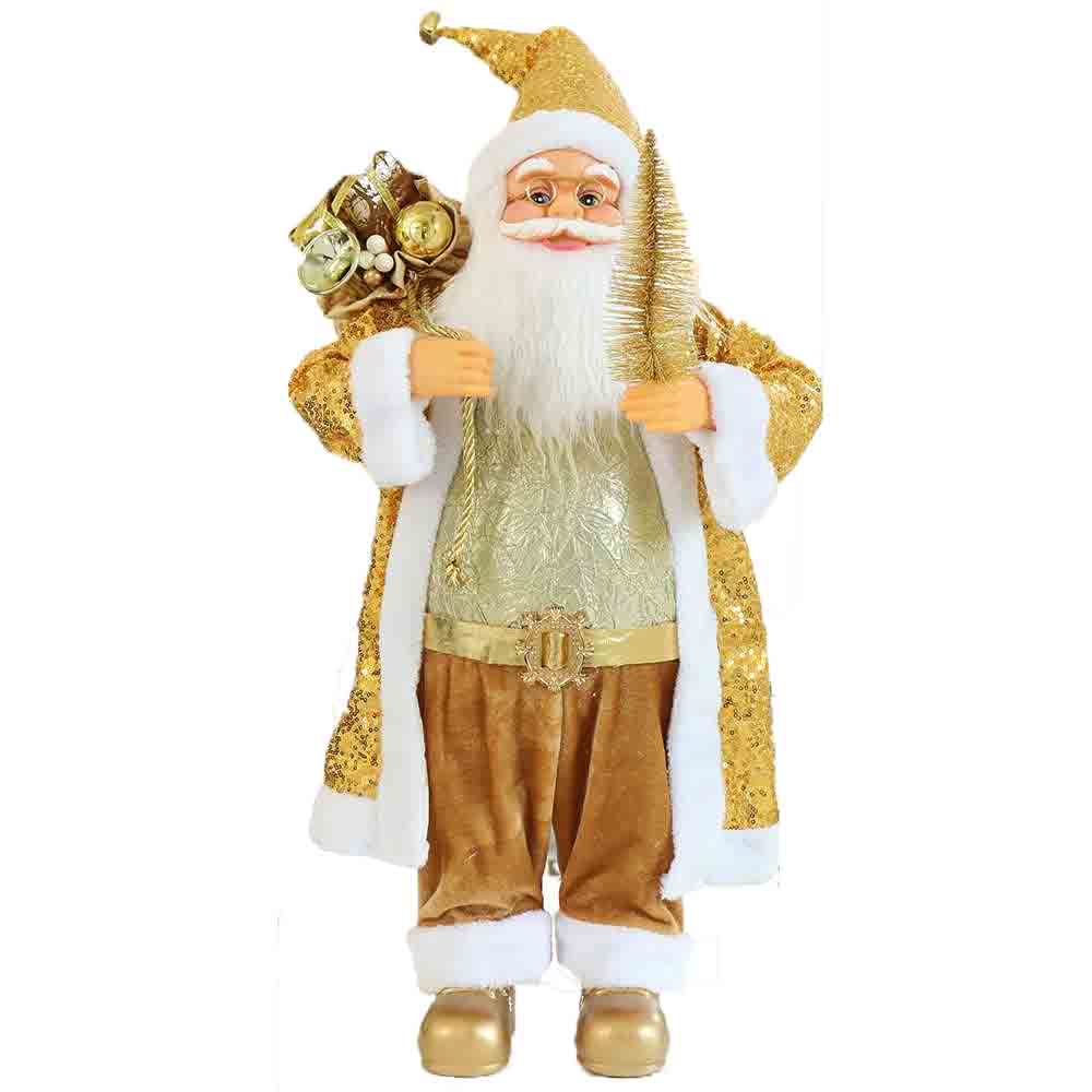 Santa Claus dorado 45 cm MM