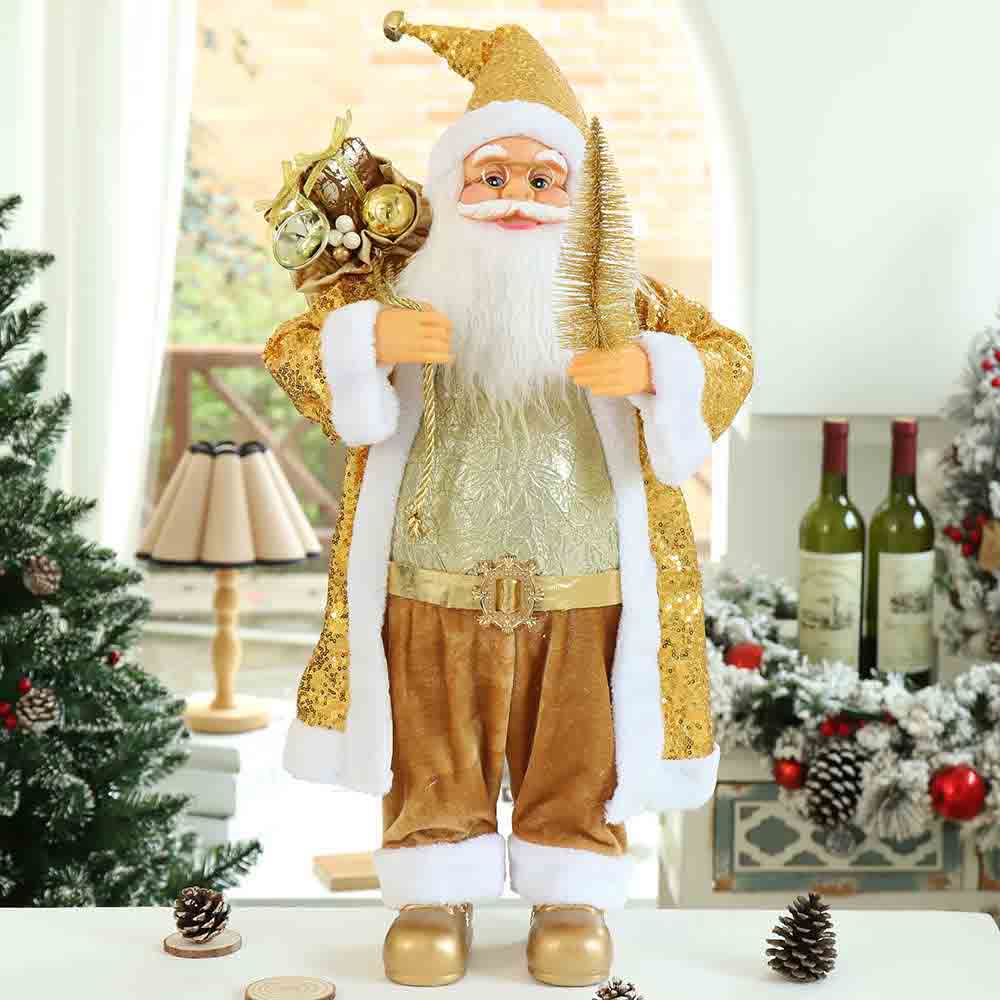 Santa Claus dorado 45 cm MM