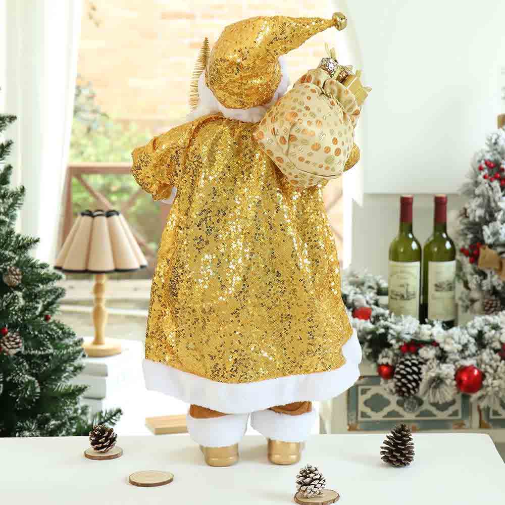 Santa Claus dorado 45 cm MM