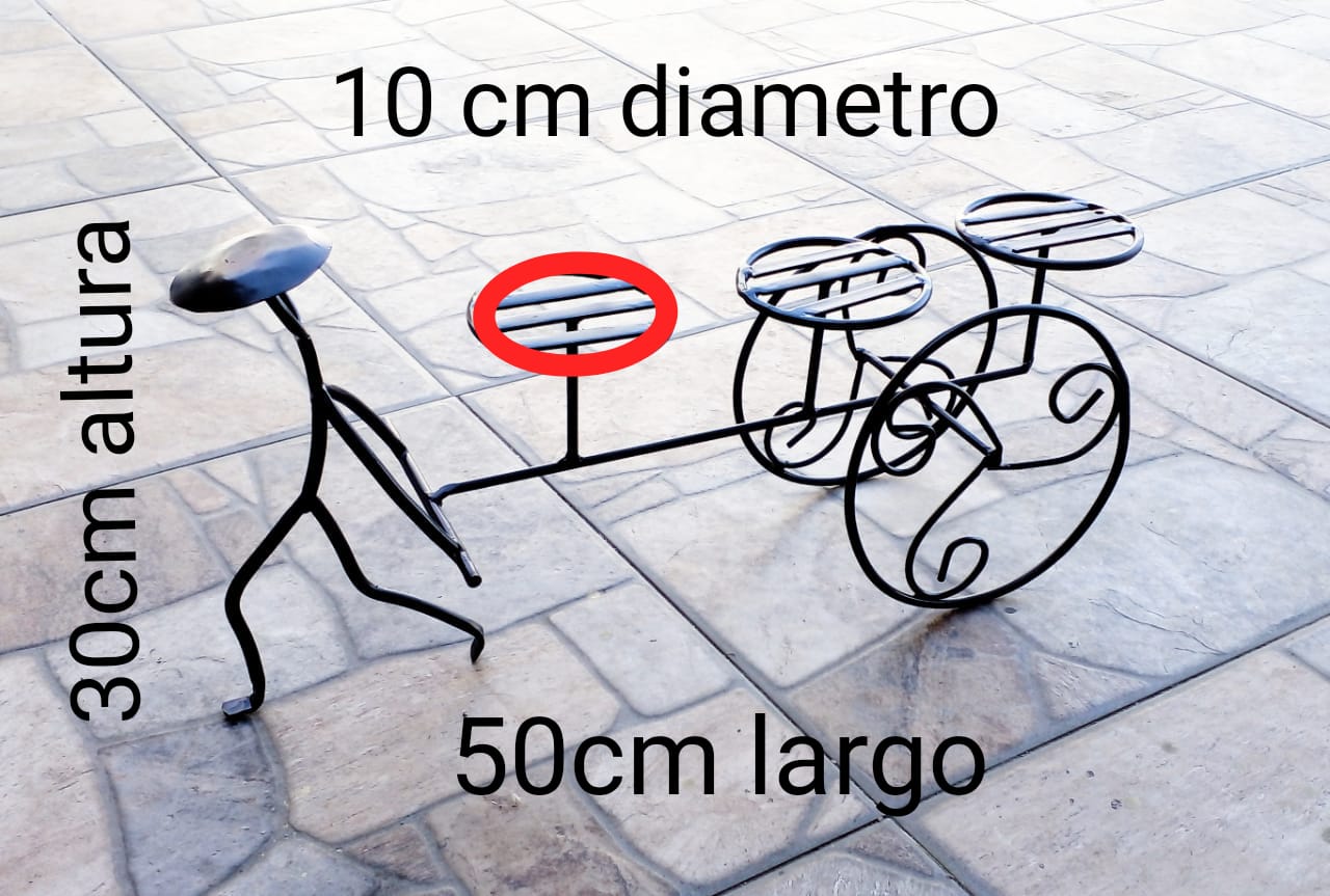 Carreta Decoracion Para Macetas