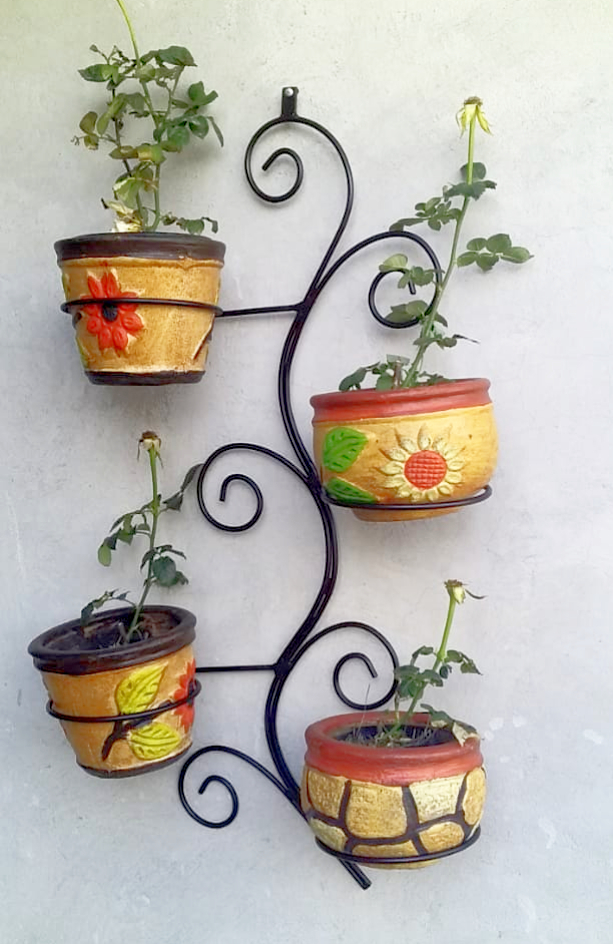 Base Para 4 Macetas De pared