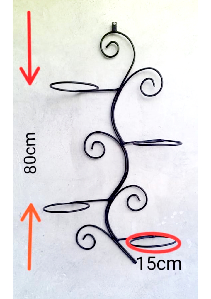 Base Para 4 Macetas De pared