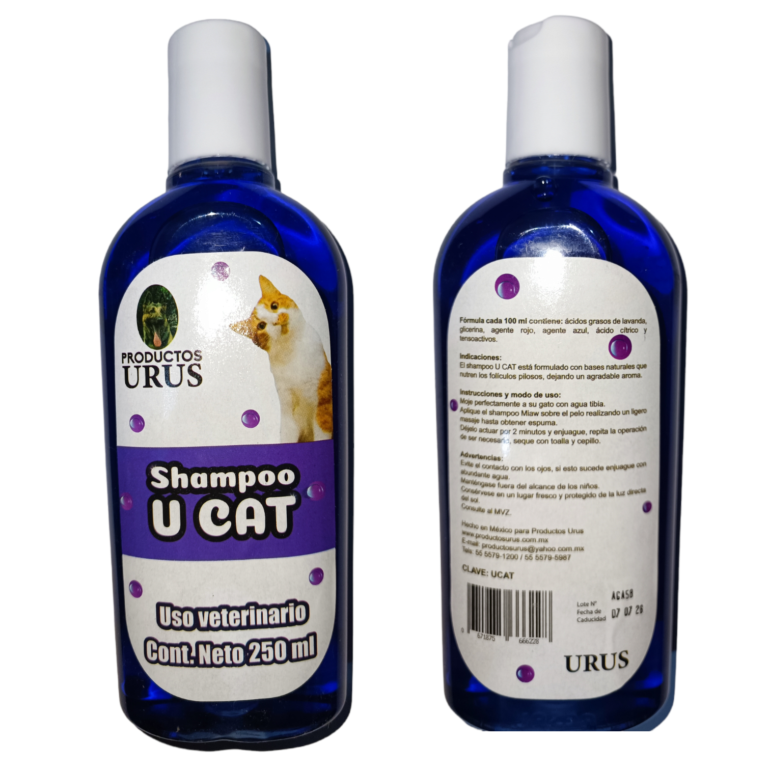 Shampoo Para Gato 250ml
