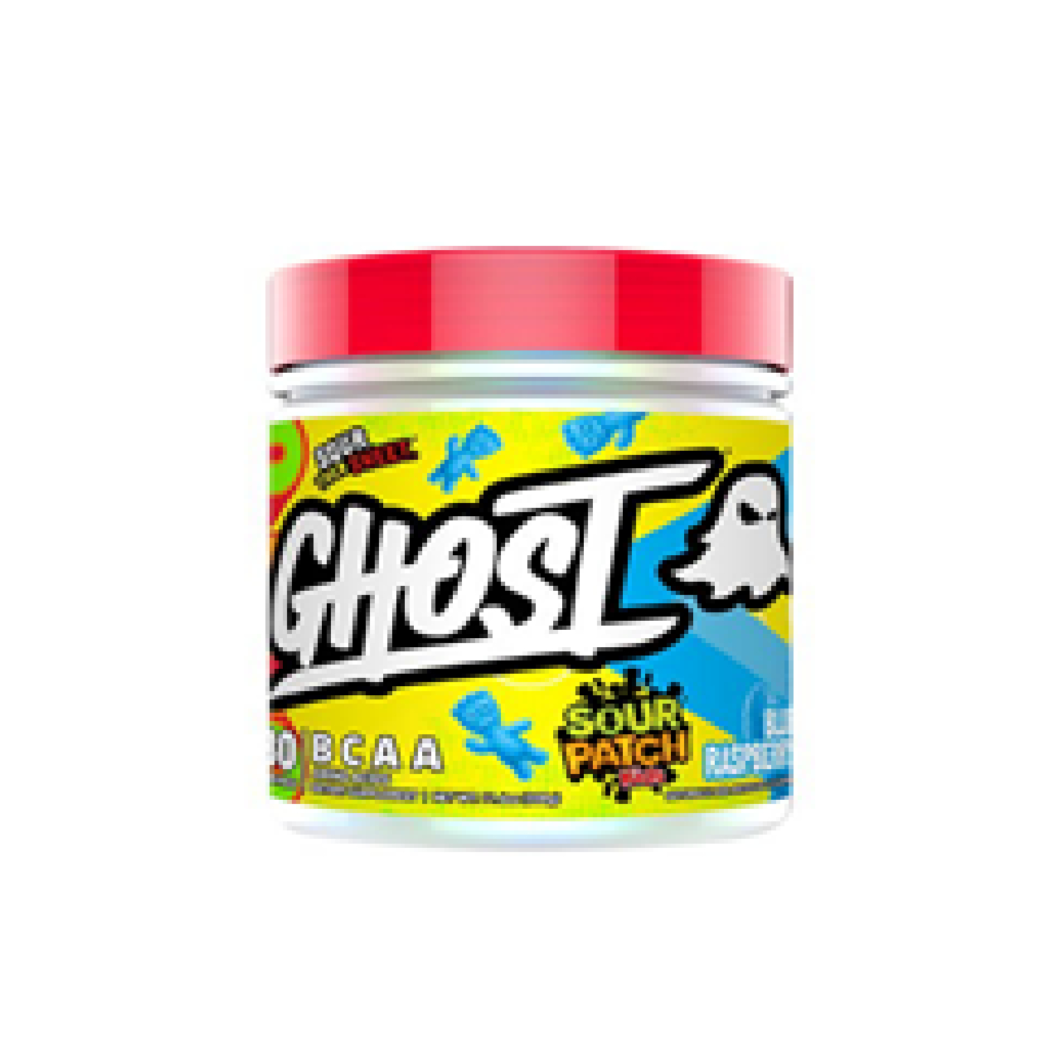 GHOST BCAA - SOUR PATCH KIDS BLUE RASPBERRY (11.6 Oz. / 30 Porciones)