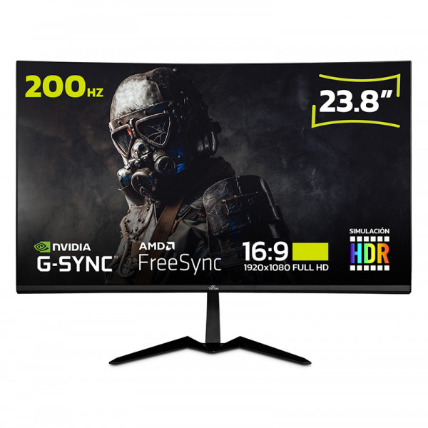 Monitor Gamer Curvo Yeyian Sigurd 2503 LED 23.8", Full HD, Widescreen