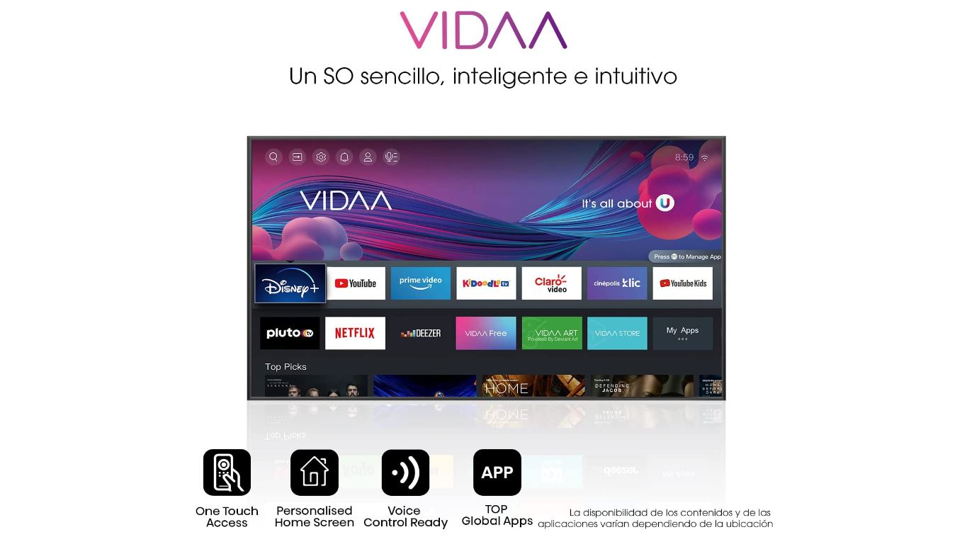 Televisor Hisense 32A4HV Smart TV VIDAA