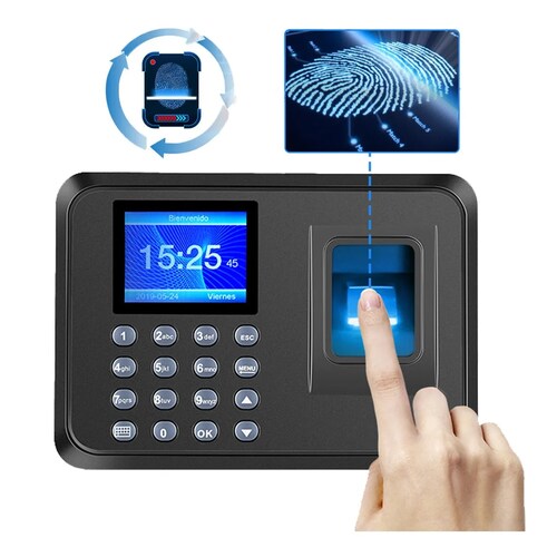 Reloj Checador Huella Digital Memoria Usb Biometrico