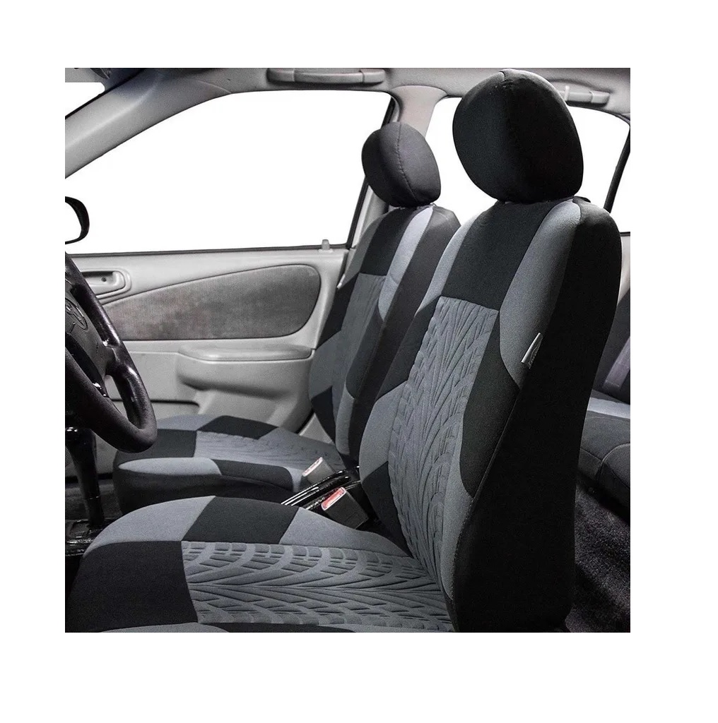 Set cubierta Universal De Asiento De Coche Negro c/Gris