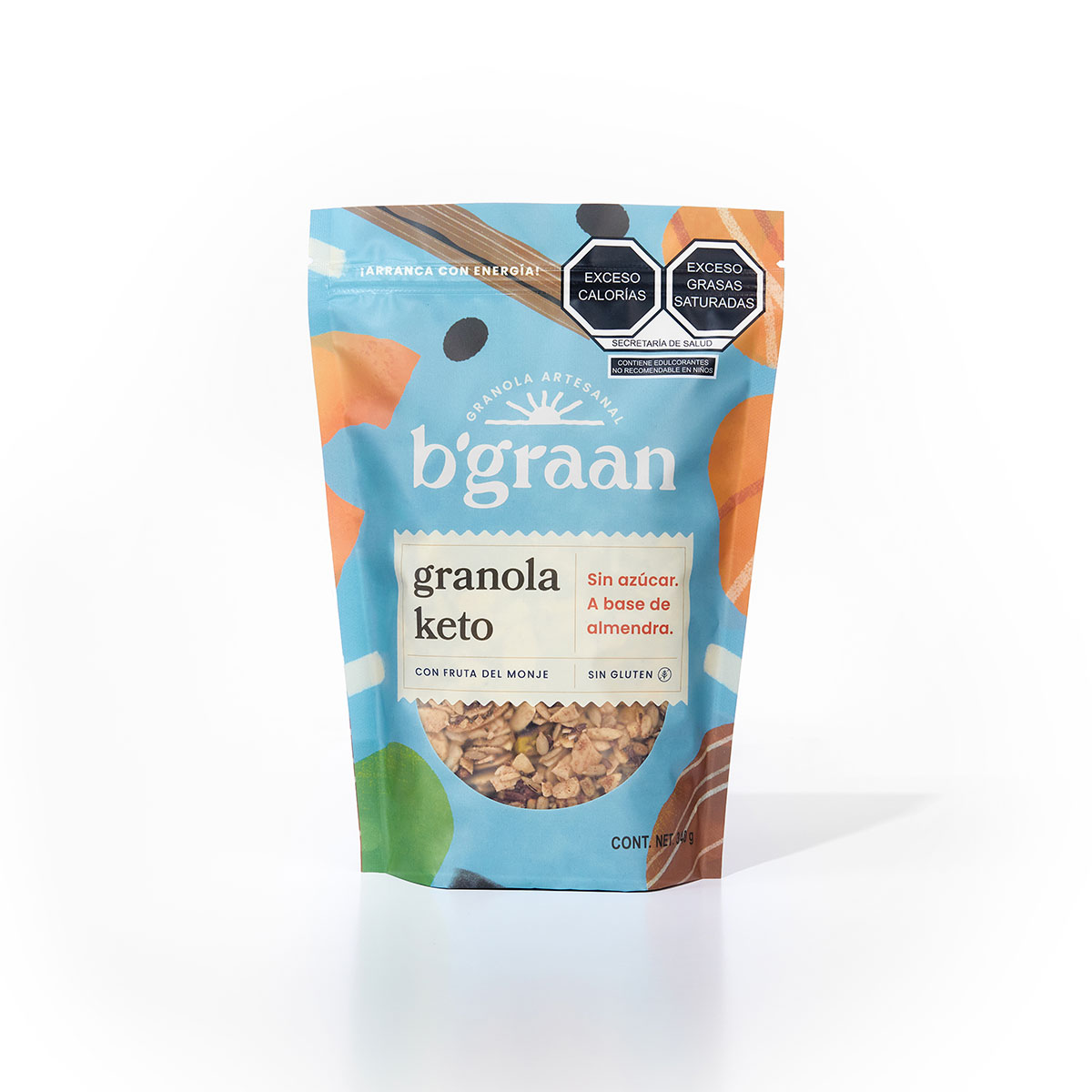 Granola Sin Azúcar Keto B'graan 1 Kg