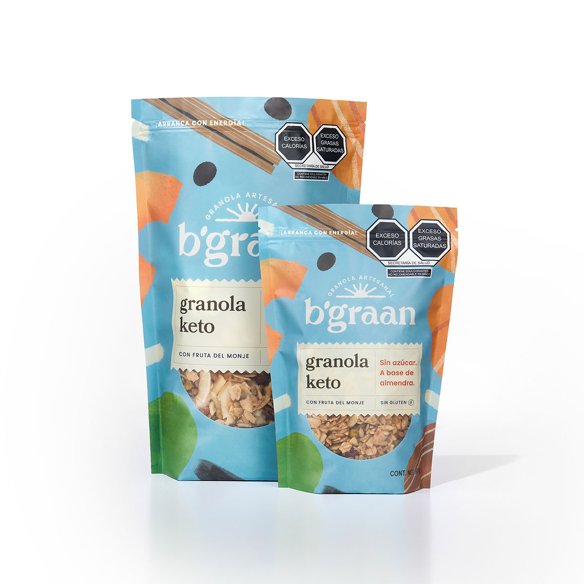Granola Sin Azúcar Keto B'graan 1 Kg