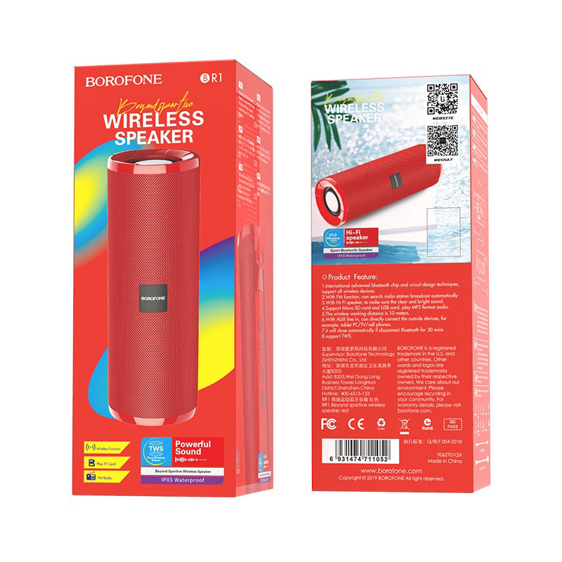 Bocina Portátil Contra Agua Bluetooth 3 horas de Música