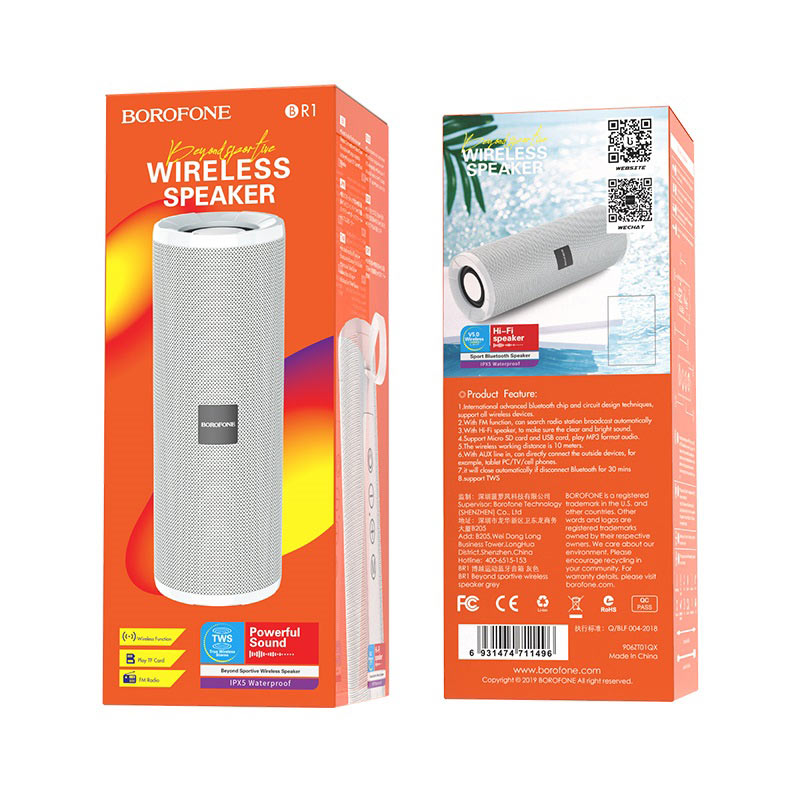 Bocina Portátil Contra Agua Bluetooth 3 horas de Música