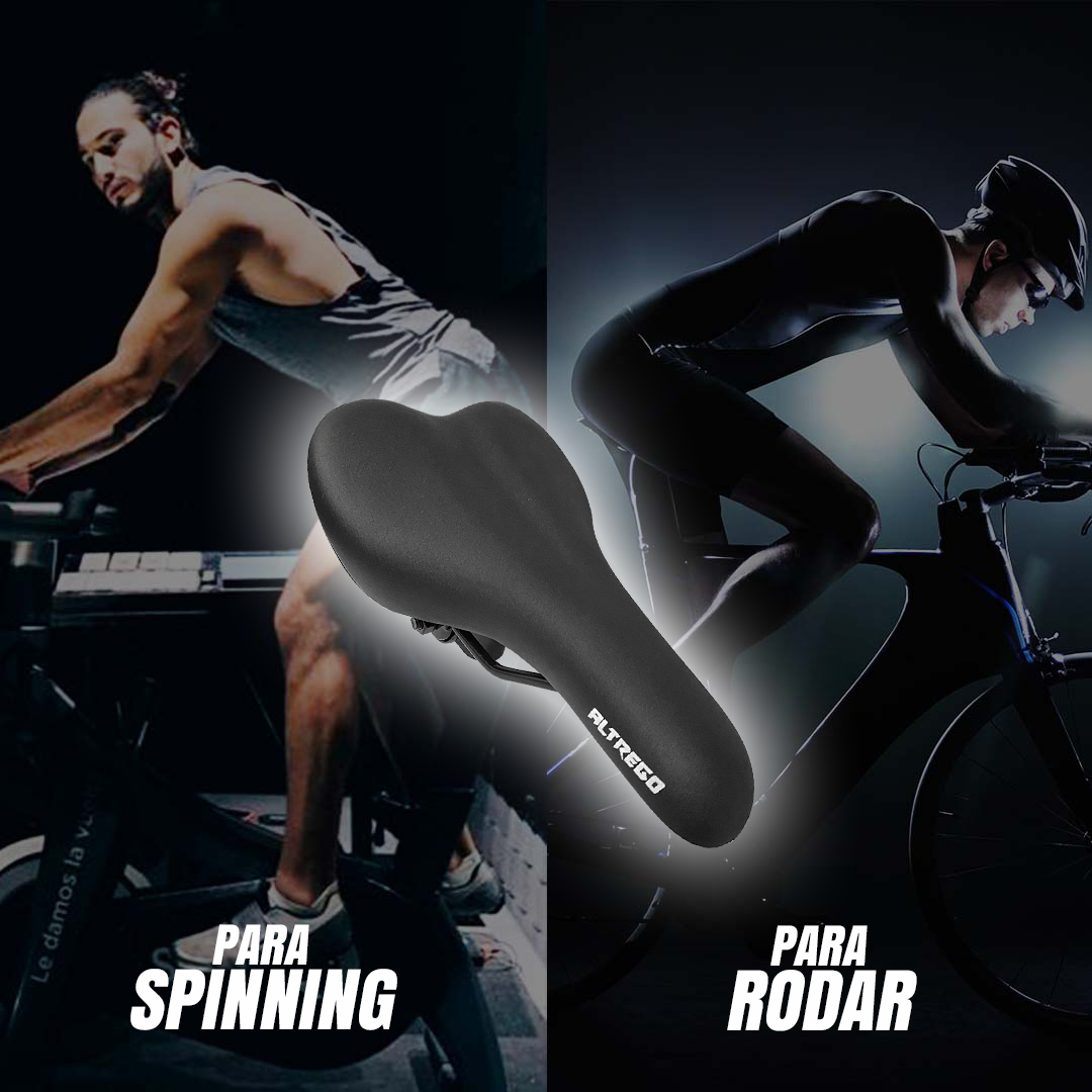 Asiento Bicicleta Mtb Ultra Confortable Con Broche