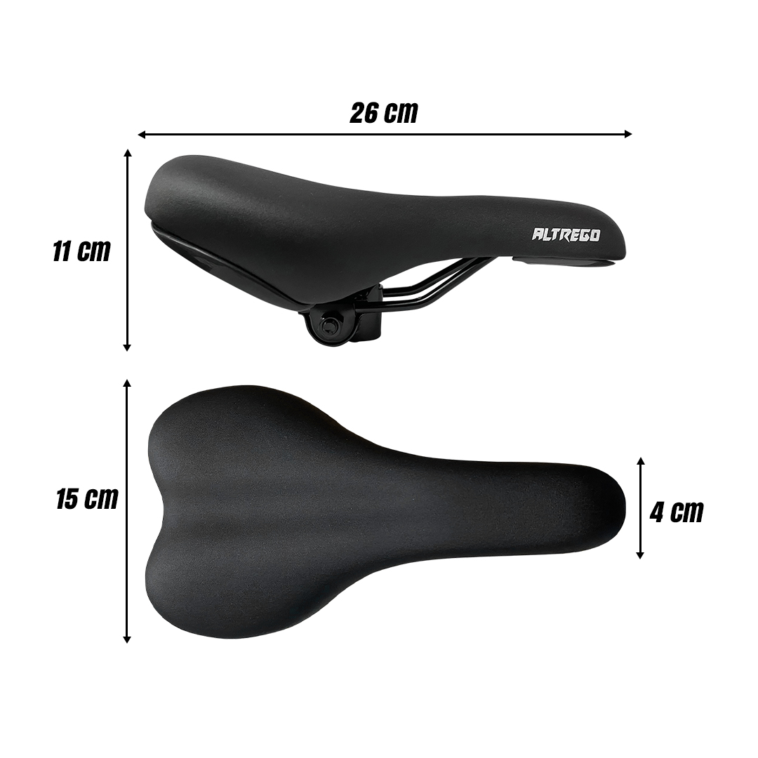 Asiento Bicicleta Mtb Ultra Confortable Con Broche