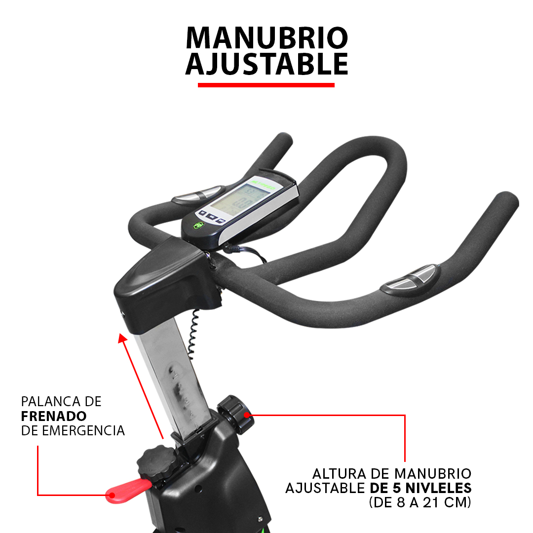 Bicicleta Spinning Fija Lg2-p13 con Computadora Cuenta KM