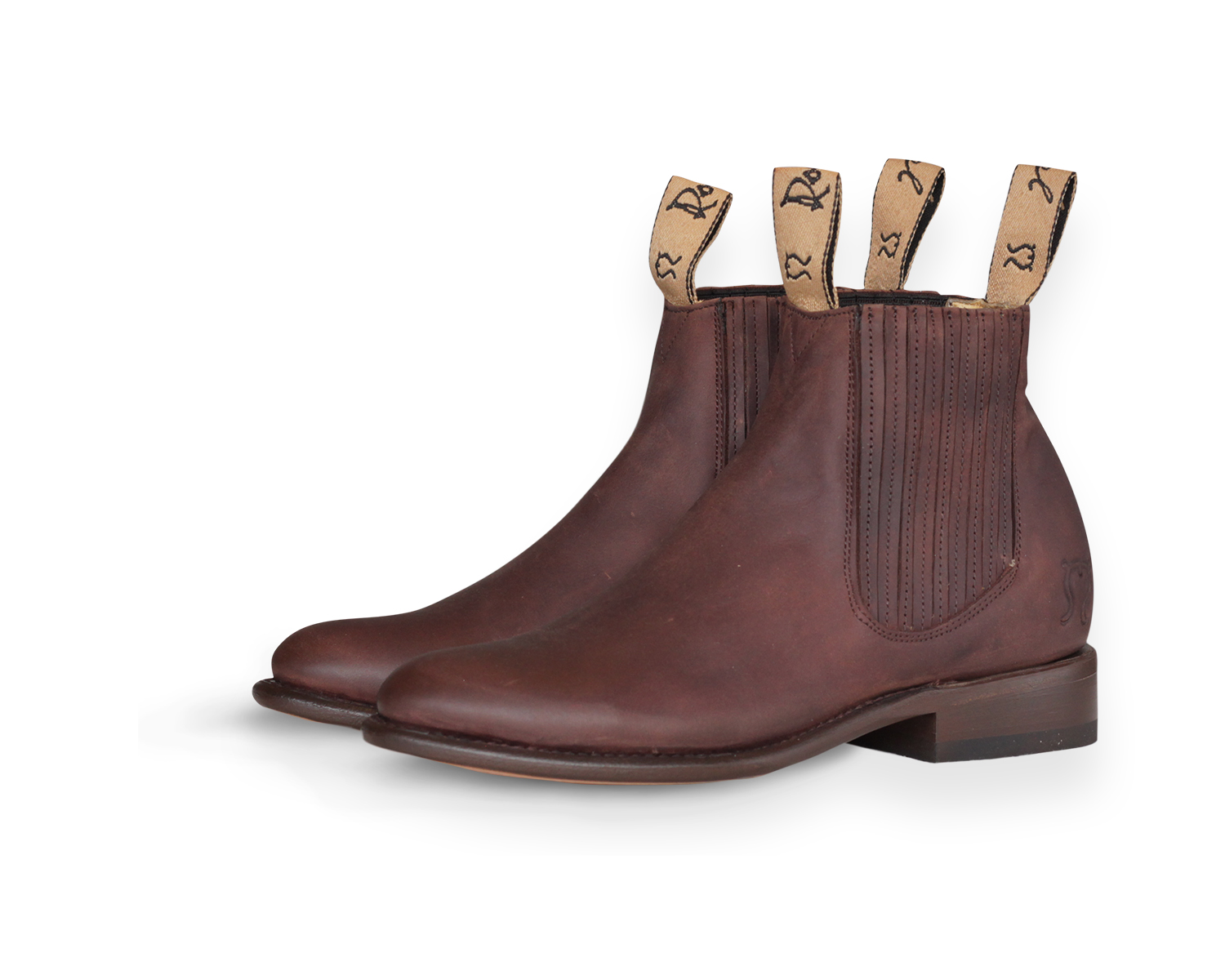 Botin Charro piel acabado crazy (grasso)