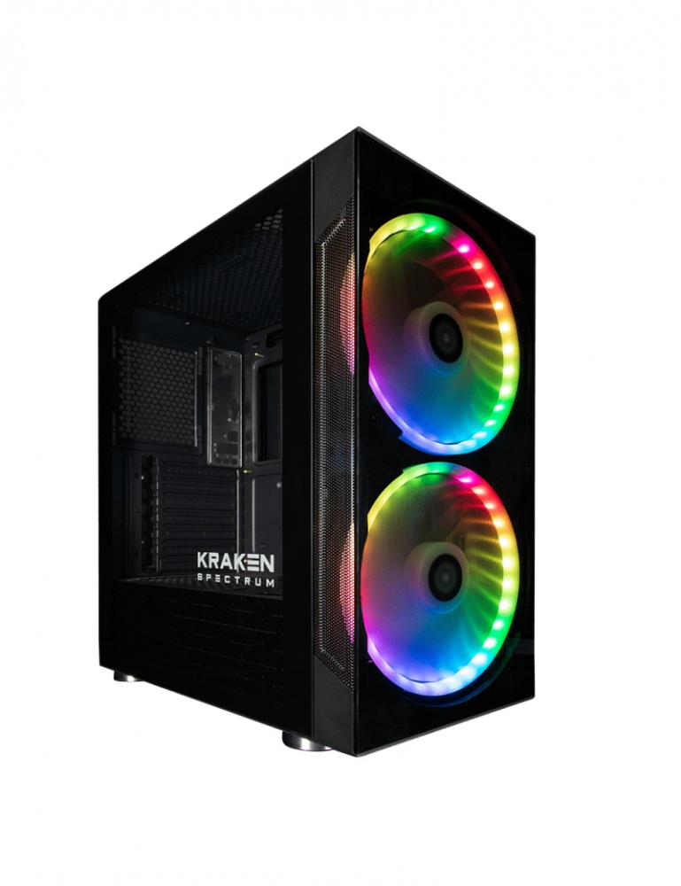 Gabinete Gamer Balam Rush Kraken Media Torre Atx Micro Atx y Mini Itx Negro