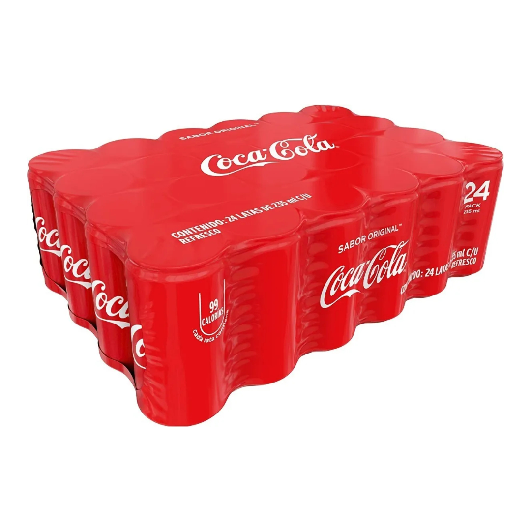 Refresco De Lata Coca Cola 235ml Paquete De 24 Latas