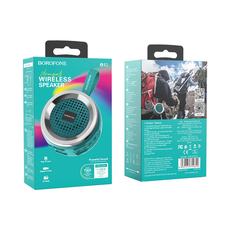 Bocina Bluetooth Portátil Colgante 2 Hrs De Música Wireless