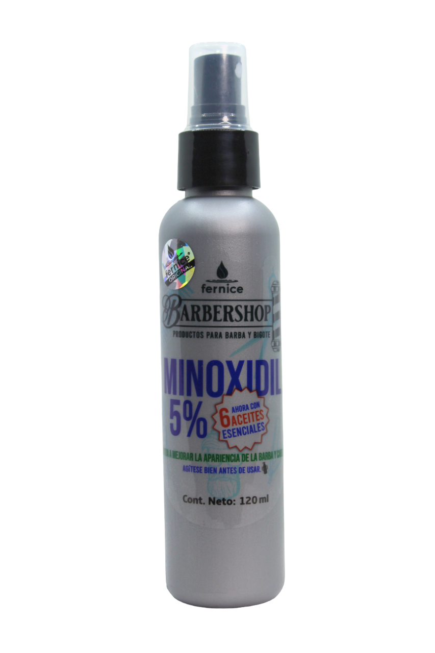 Minoxidil 5% con 6 Aceites Escenciales. 120 ml