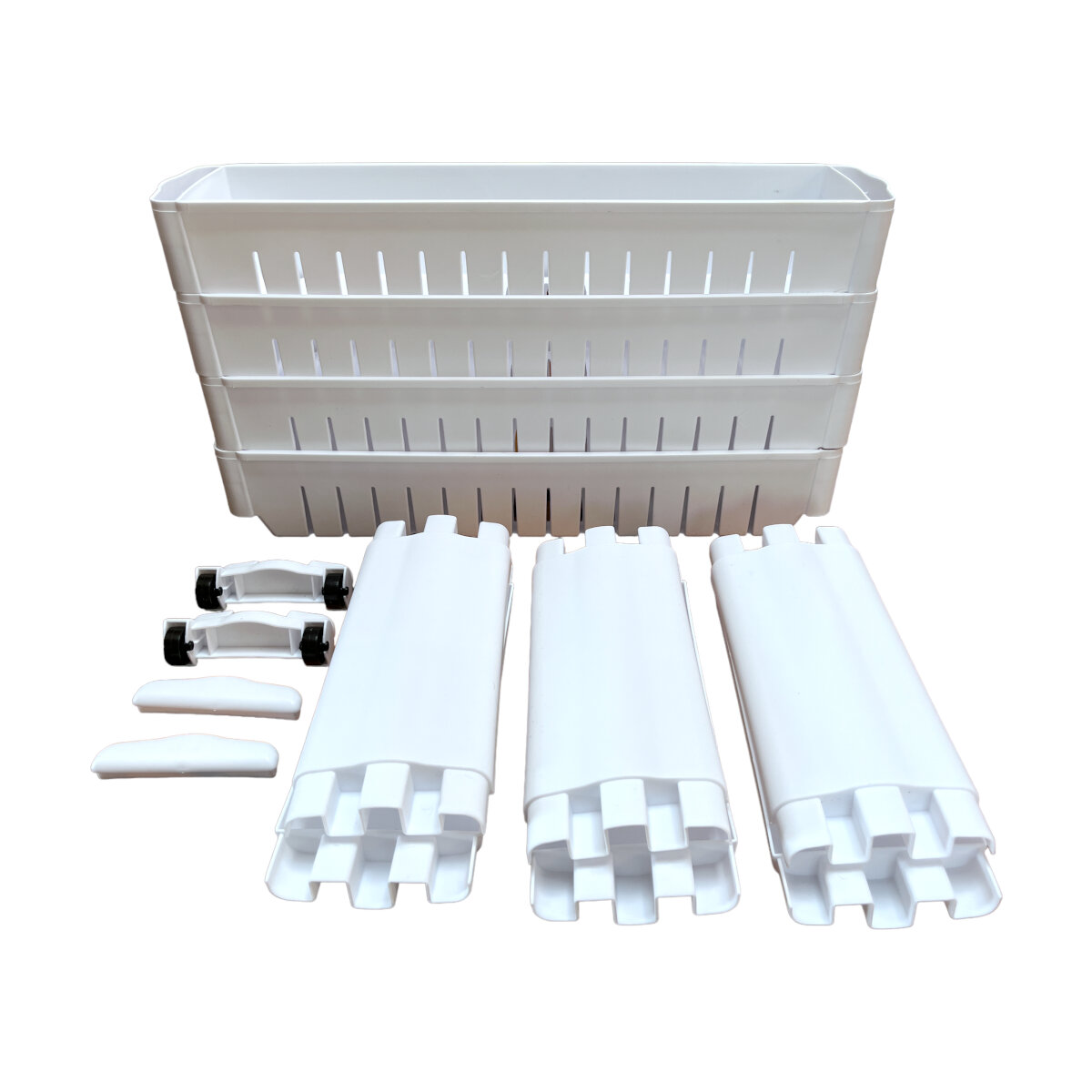 Carrito Estante Organizador 4 Niveles Con Ruedas Delgado