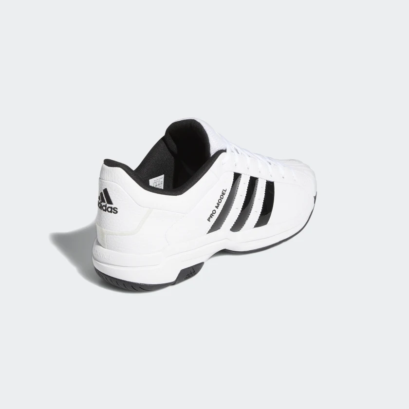 Tenis Adidas Pro Model 2G Blanco Negro de Caballero
